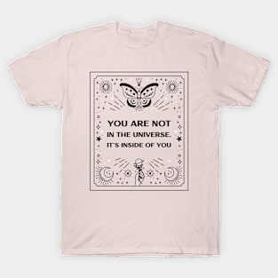 Mystical Quote Esoteric Spiritual Spirituality T-Shirt